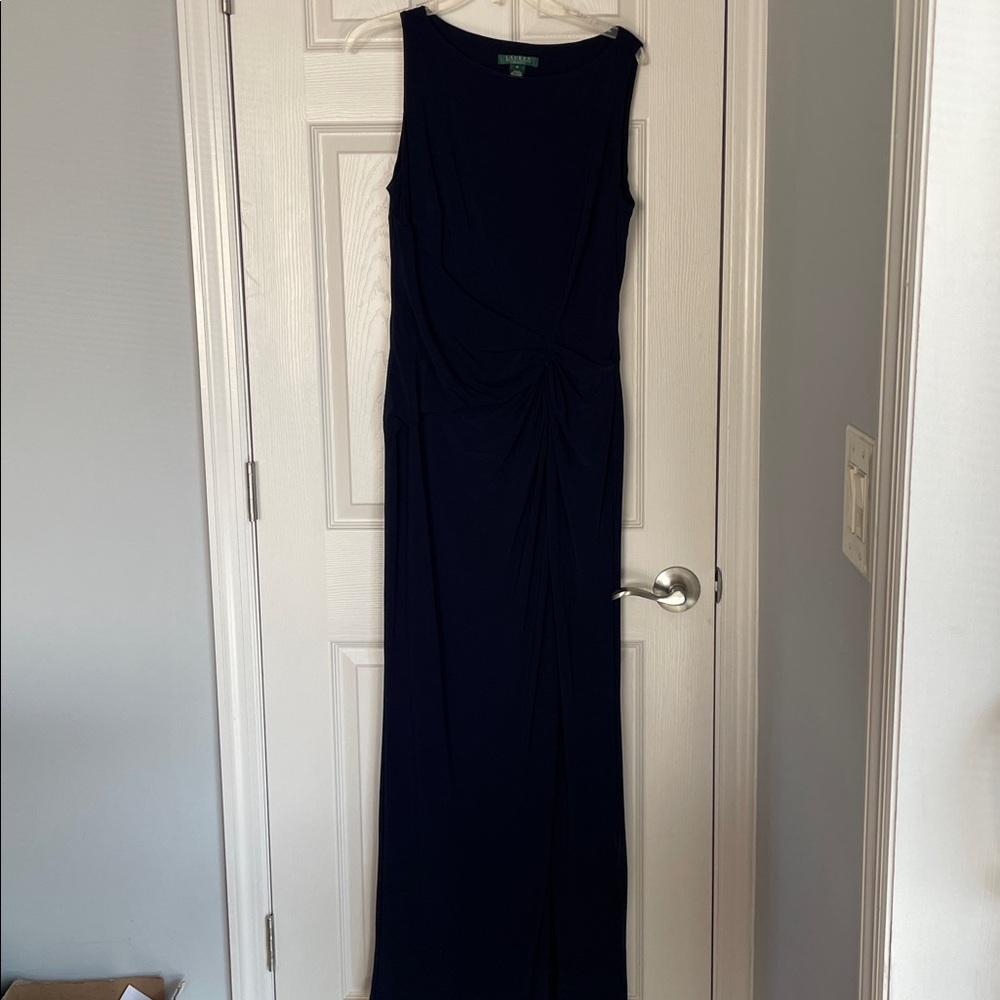 Lauren Ralph Lauren Navy Evening Gown